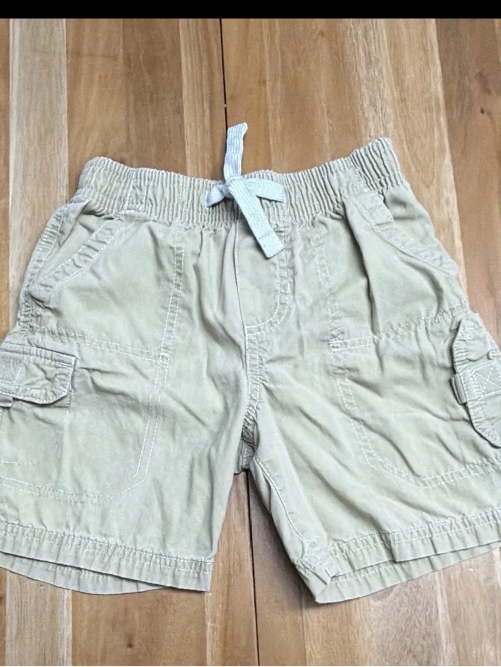 OshKosh B'gosh Tan Drawstring Cargo Shorts